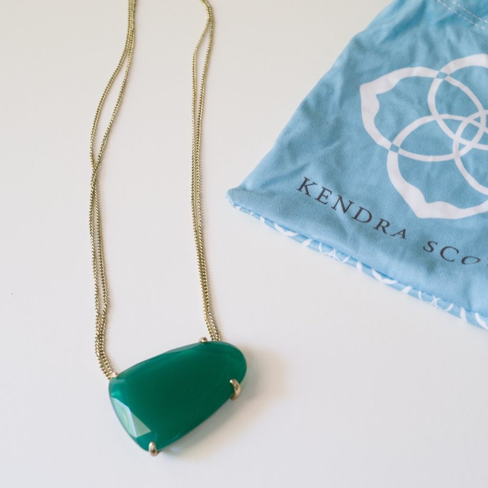 Emerald Kendra Scott Necklace